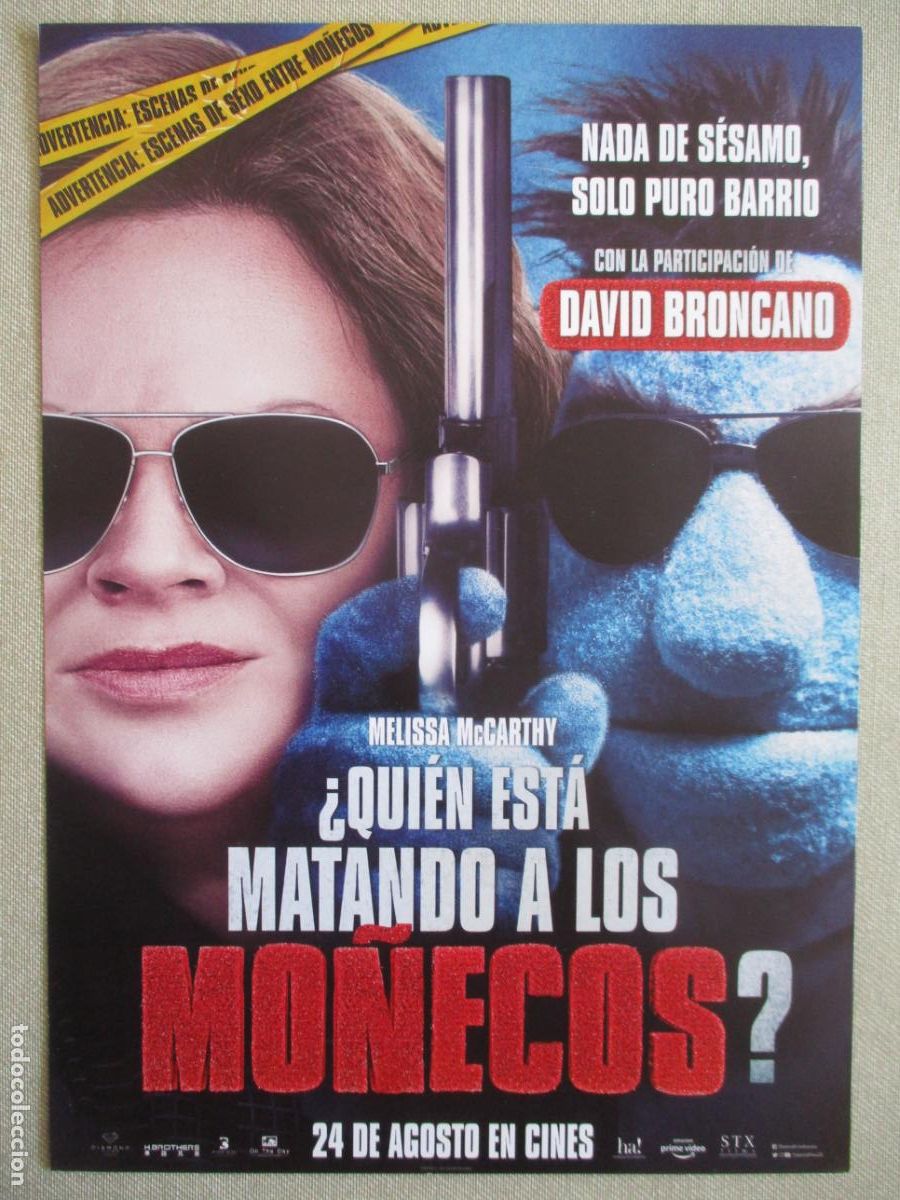 Cine: &iquest;QUIEN ESTA MATANDO A LOS MO&Ntilde;ECOS?. GUIA ORIGINAL ESTRENO. PEDIDO MINIMO EN GUIAS 10 EUROS.