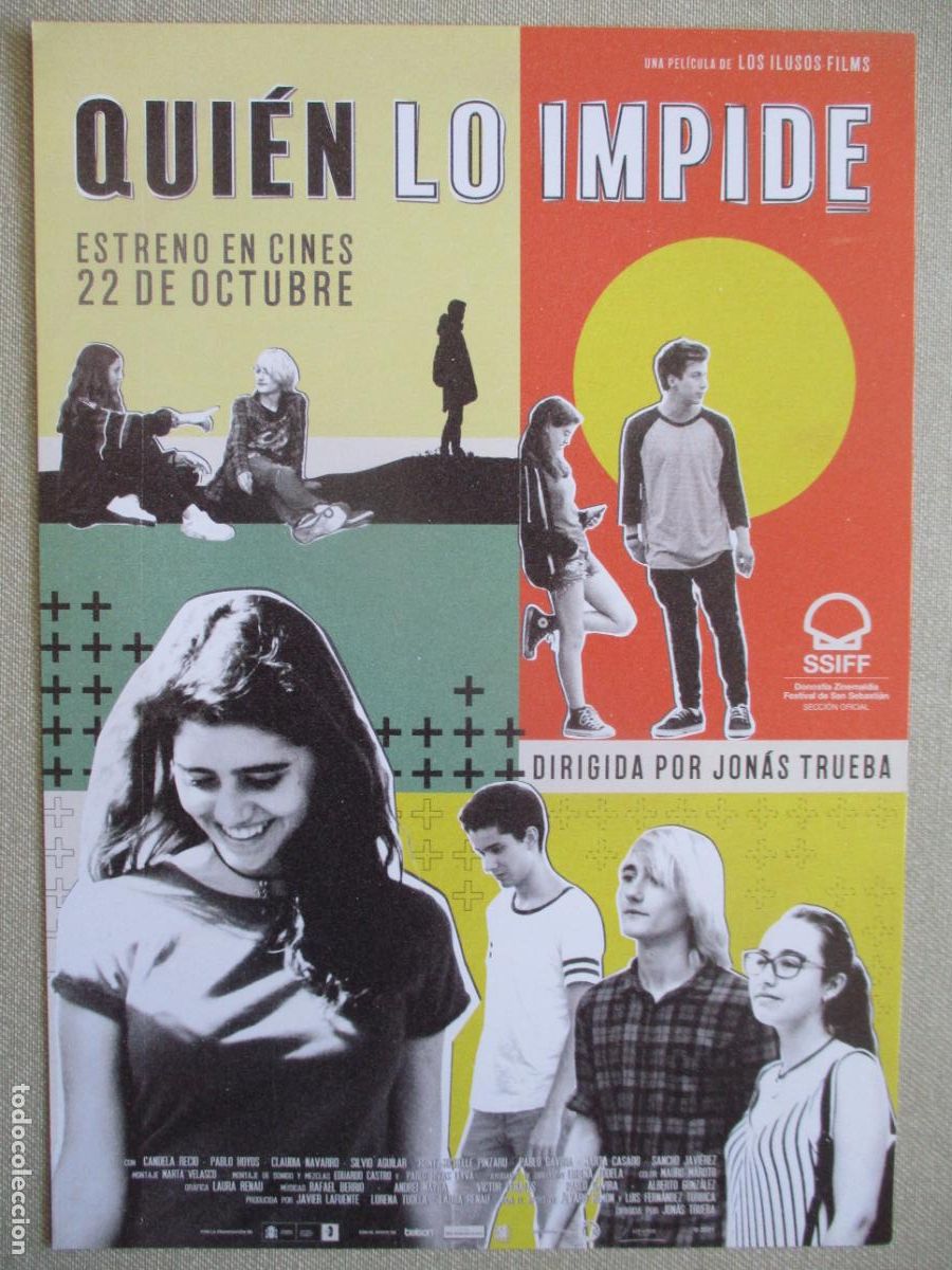 Cine: QUIEN LO IMPIDE. GUIA ORIGINAL ESTRENO. PEDIDO MINIMO EN GUIAS 10 EUROS.