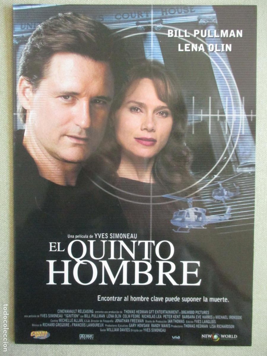 Cine: EL QUINTO HOMBRE. GUIA ORIGINAL ESTRENO. PEDIDO MINIMO EN GUIAS 10 EUROS.