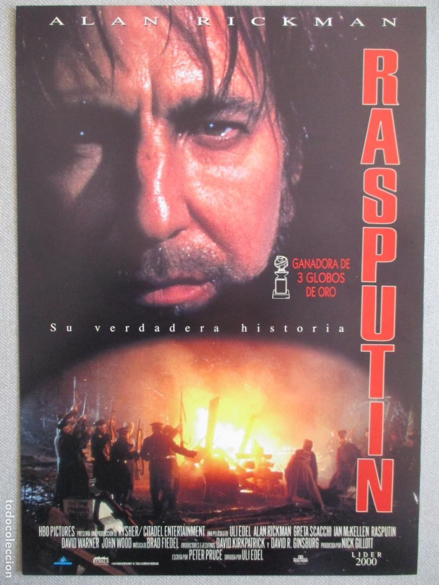 Cine: RASPUTIN. GUIA ORIGINAL ESTRENO. PEDIDO MINIMO EN GUIAS 10 EUROS.
