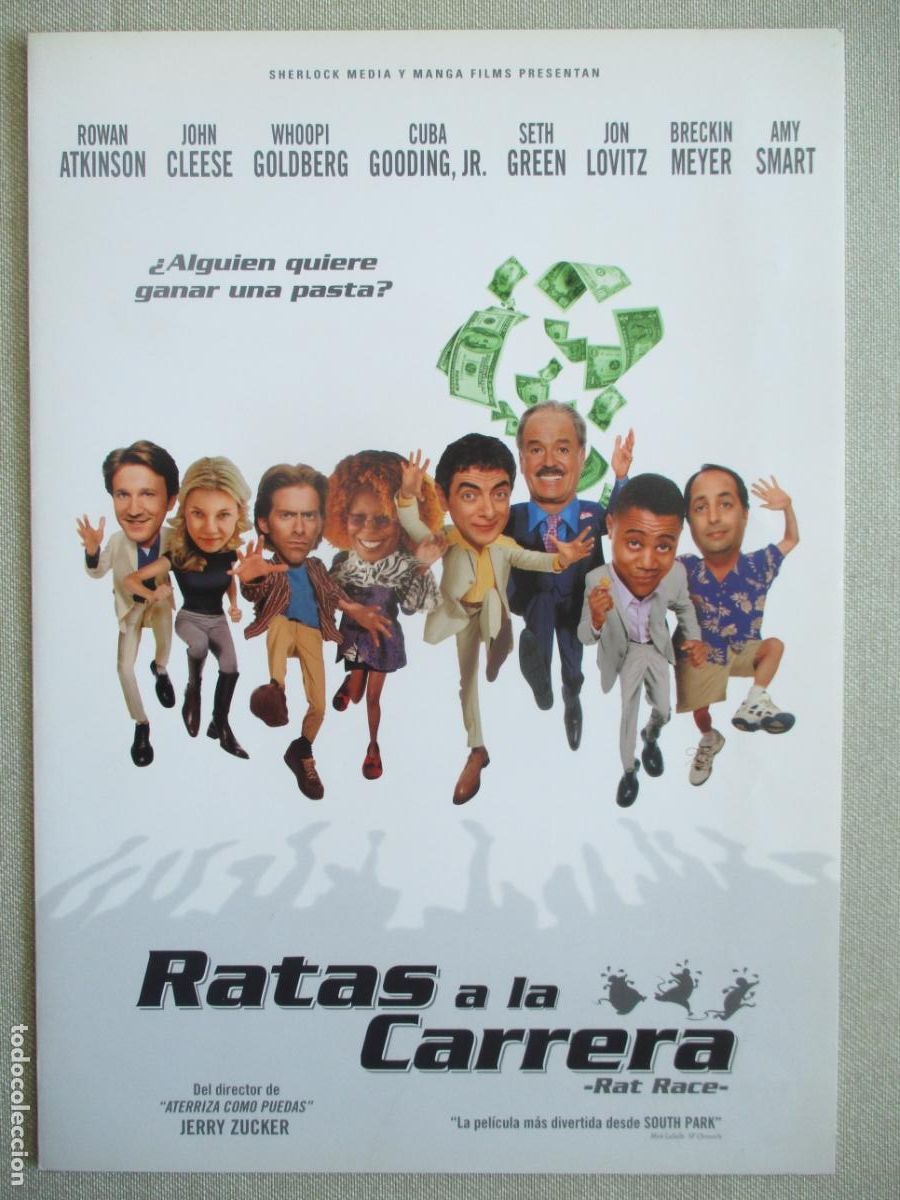 Cine: RATAS A LA CARRERA. GUIA ORIGINAL ESTRENO. PEDIDO MINIMO EN GUIAS 10 EUROS.