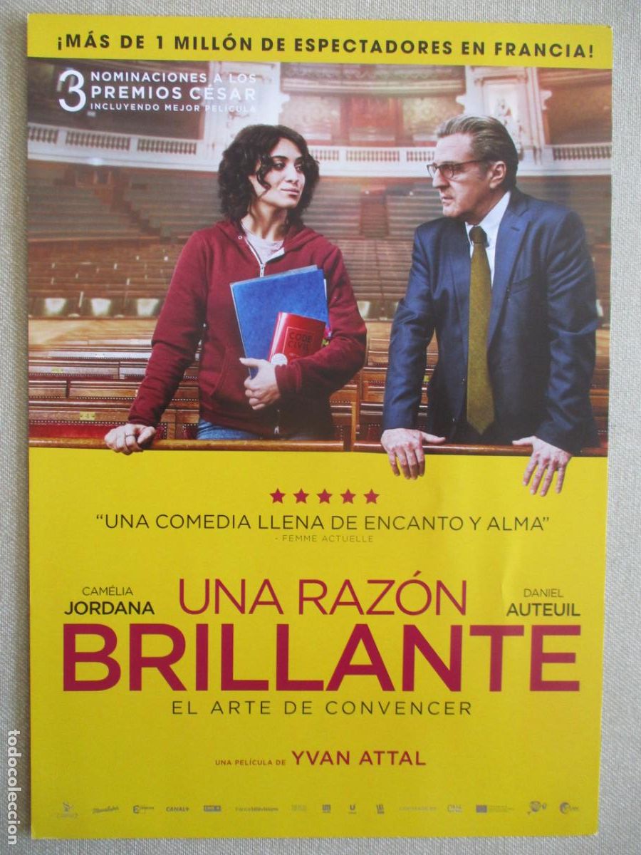 Cine: UNA RAZON BRILLANTE. GUIA ORIGINAL ESTRENO. PEDIDO MINIMO EN GUIAS 10 EUROS.
