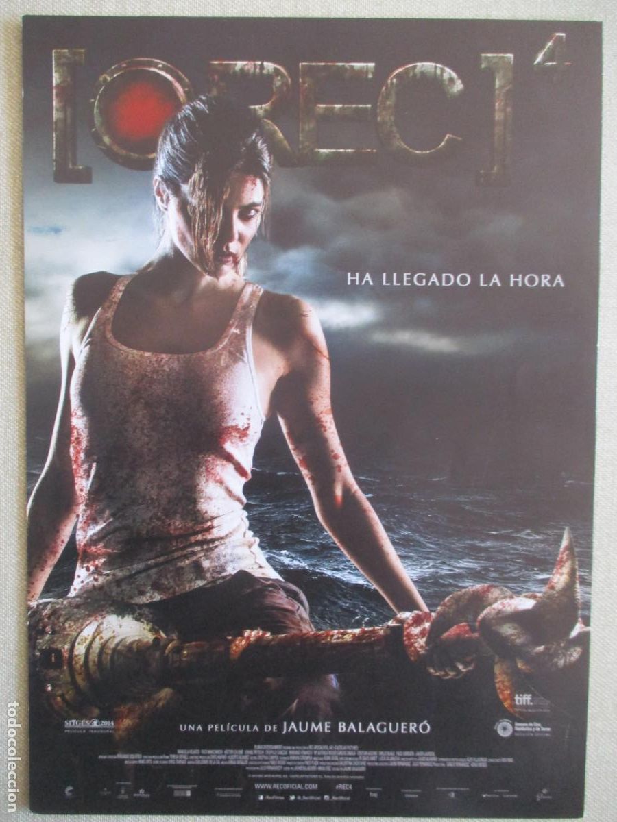 Cine: REC 4. GUIA ORIGINAL ESTRENO. PEDIDO MINIMO EN GUIAS 10 EUROS.