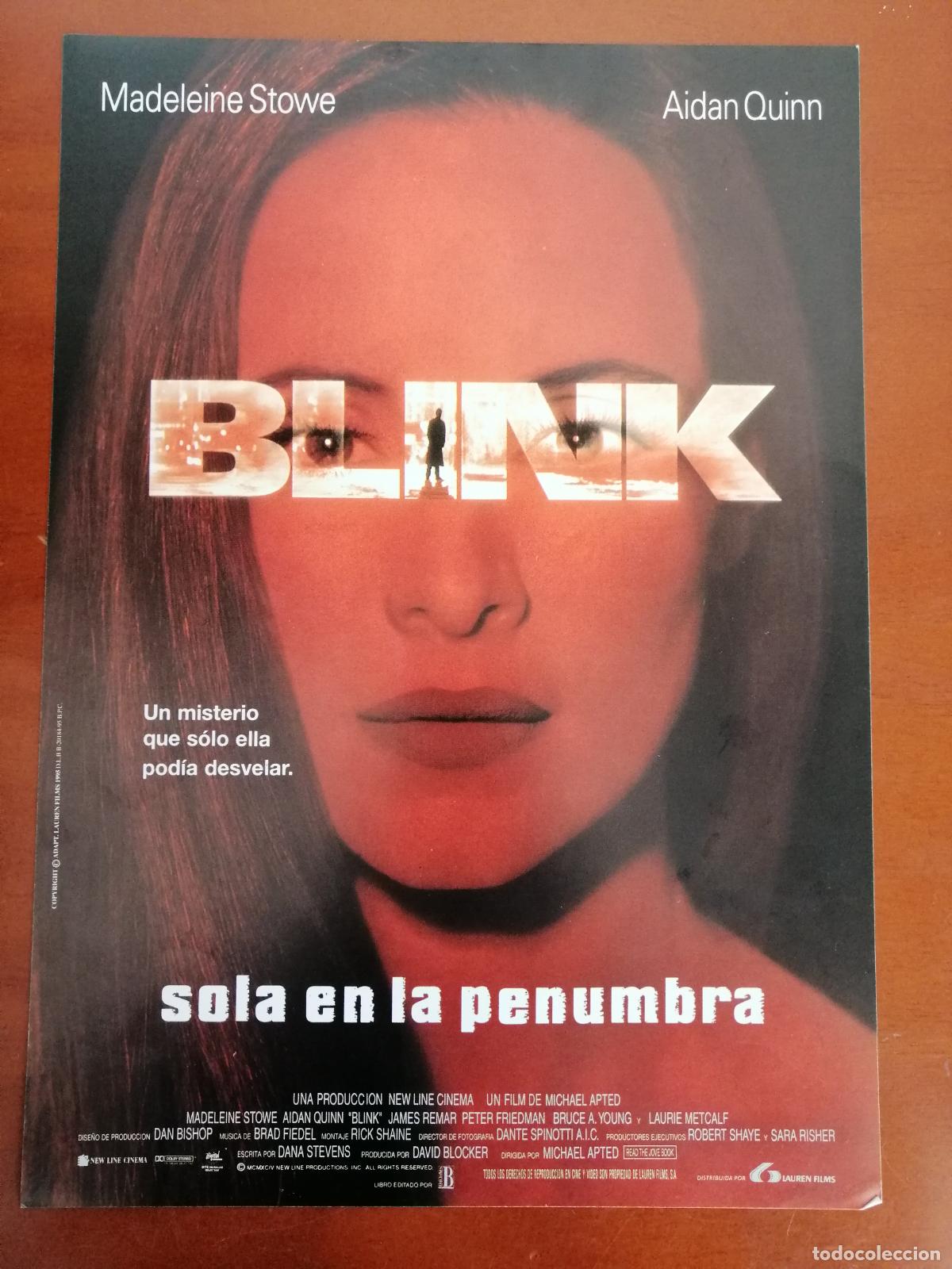 Cine: G1092 BLINK (SOLA EN LA PENUMBRA)-SENCILLO