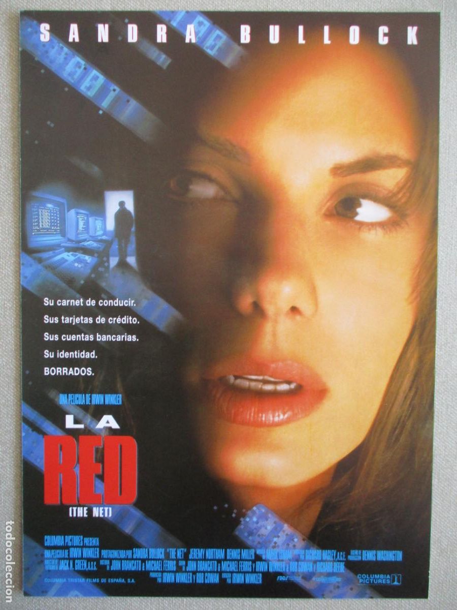 Cinema: LA RED. GUIA ORIGINAL ESTRENO. PEDIDO MINIMO EN GUIAS 10 EUROS.
