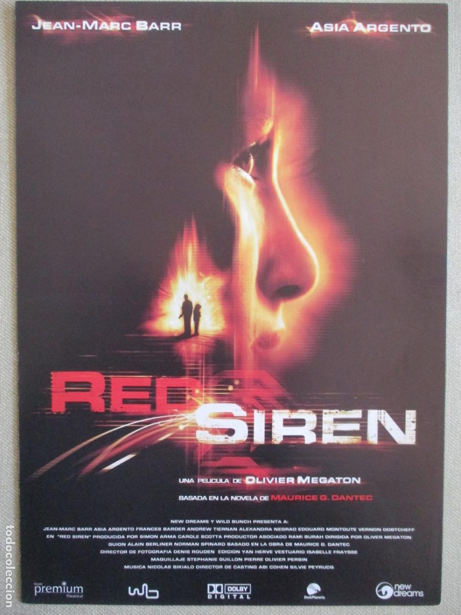 Cinema: RED SIREN. GUIA ORIGINAL ESTRENO. PEDIDO MINIMO EN GUIAS 10 EUROS.