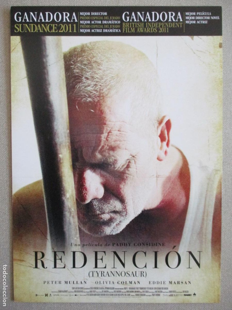 Cinema: REDENCION (TYRANNOSAUR). GUIA ORIGINAL ESTRENO. PEDIDO MINIMO EN GUIAS 10 EUROS.