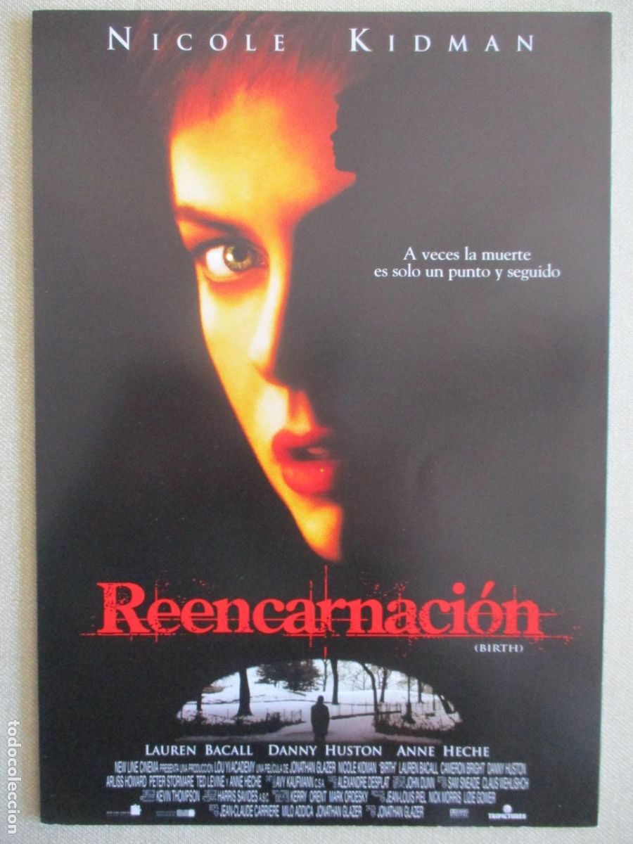Cinema: REENCARNACION. GUIA ORIGINAL ESTRENO. PEDIDO MINIMO EN GUIAS 10 EUROS.