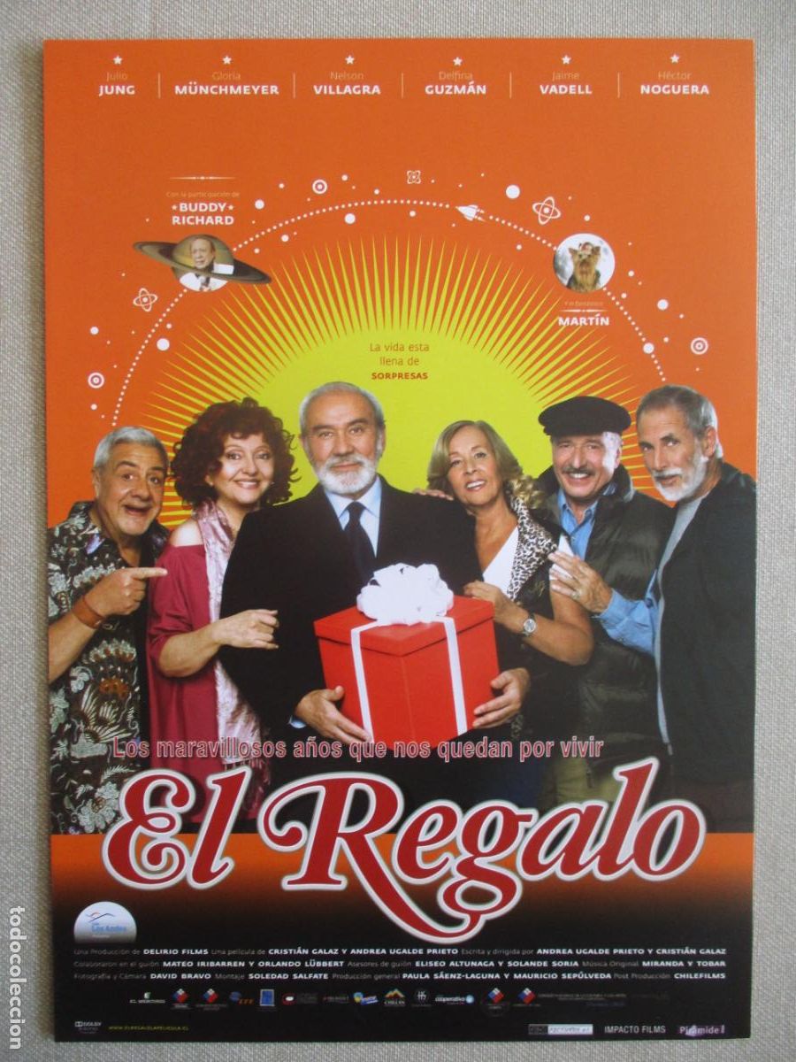 Kino: EL REGALO. GUIA ORIGINAL ESTRENO. PEDIDO MINIMO EN GUIAS 10 EUROS.