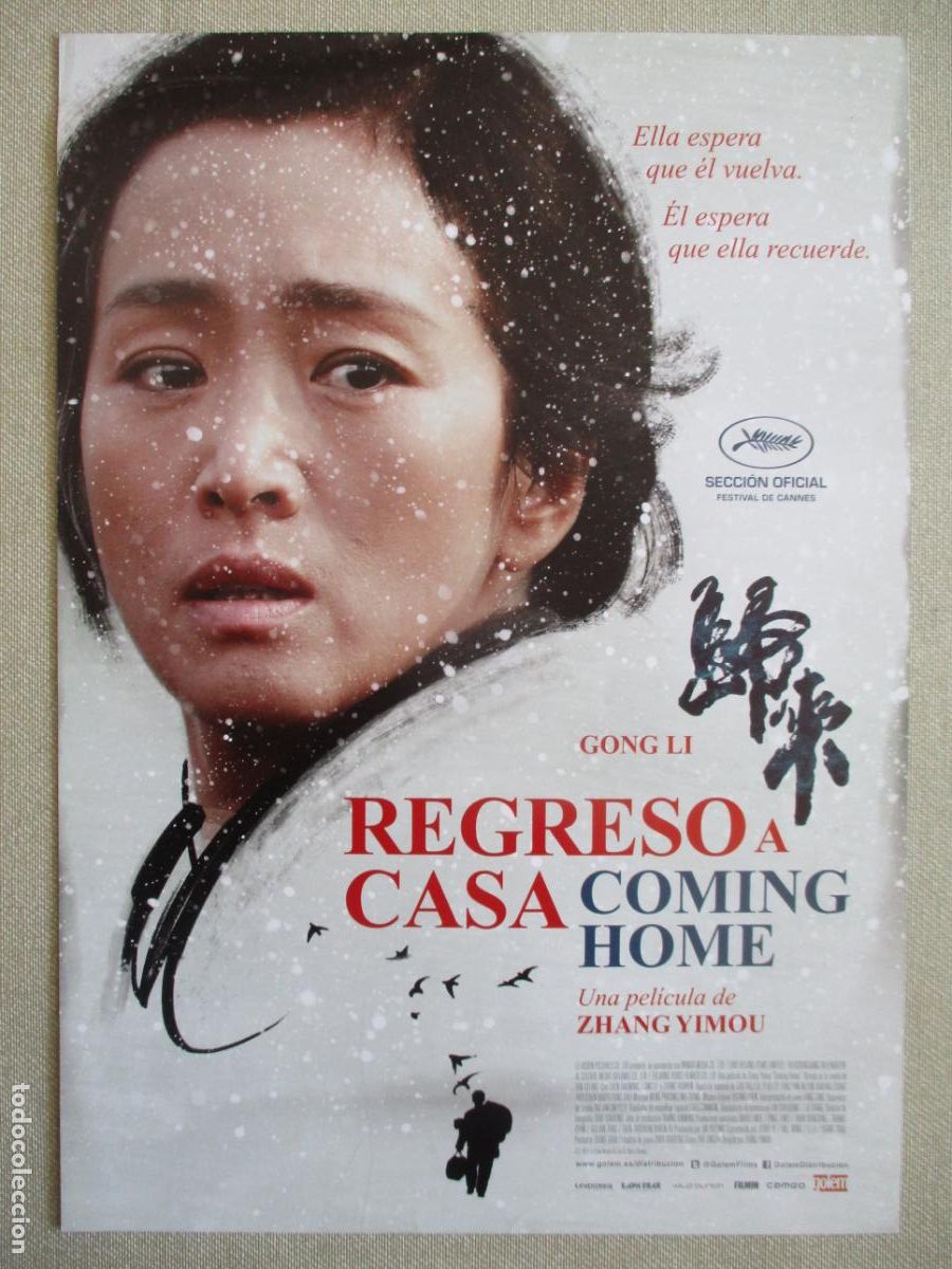 Cine: REGRESO A CASA. GUIA ORIGINAL ESTRENO. PEDIDO MINIMO EN GUIAS 10 EUROS.