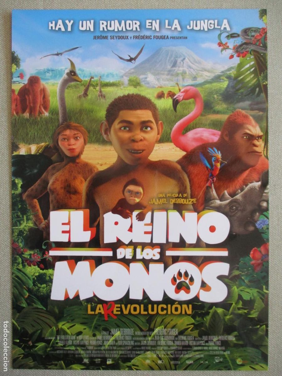 Kino: EL REINO DE LOS MONOS. GUIA ORIGINAL ESTRENO. PEDIDO MINIMO EN GUIAS 10 EUROS.