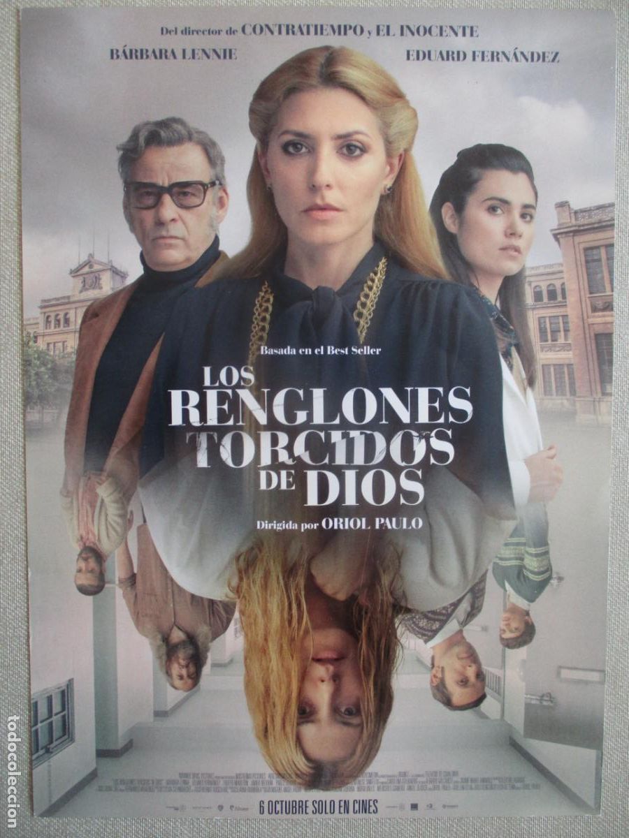 Cine: LOS RENGLONES TORCIDOS DE DIOS. GUIA ORIGINAL ESTRENO. PEDIDO MINIMO EN GUIAS 10 EUROS.