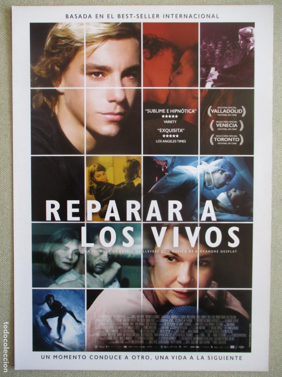Cine: REPARAR A LOS VIVOS. GUIA ORIGINAL ESTRENO. PEDIDO MINIMO EN GUIAS 10 EUROS.
