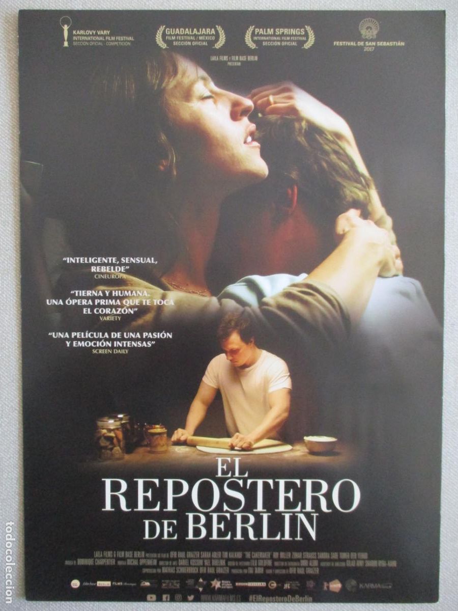 Cine: EL REPOSTERO DE BERLIN. GUIA ORIGINAL ESTRENO. PEDIDO MINIMO EN GUIAS 10 EUROS.