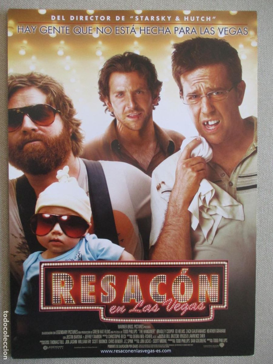 Cine: RESACON EL LAS VEGAS. GUIA ORIGINAL ESTRENO. PEDIDO MINIMO EN GUIAS 10 EUROS.