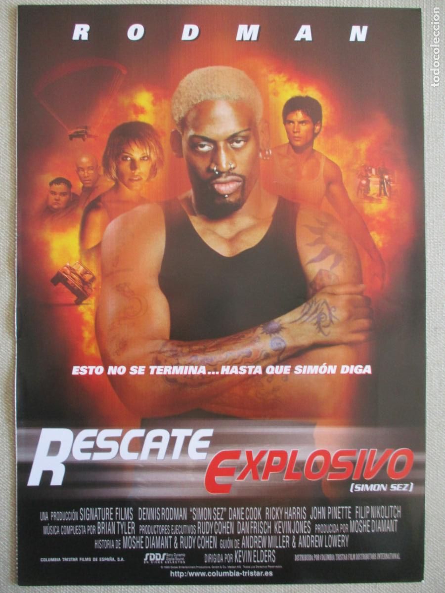 Cine: RESCATE EXPLOSIVO. GUIA ORIGINAL ESTRENO. PEDIDO MINIMO EN GUIAS 10 EUROS.