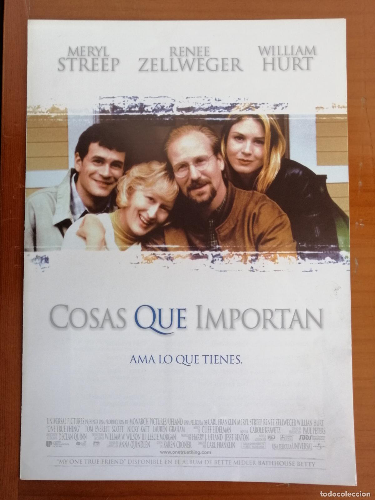 Cinema: G1901 COSAS QUE IMPORTAN-DOBLE