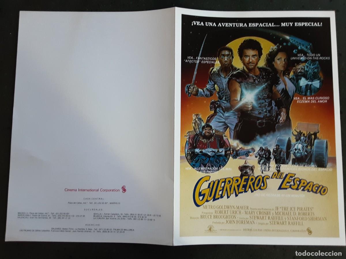 Cinema: GUERREROS DEL ESPACIO, ROBERT URICH, MARY CROSBY, MICHAEL D. ROBERTS, ANGELICA HUSTON.