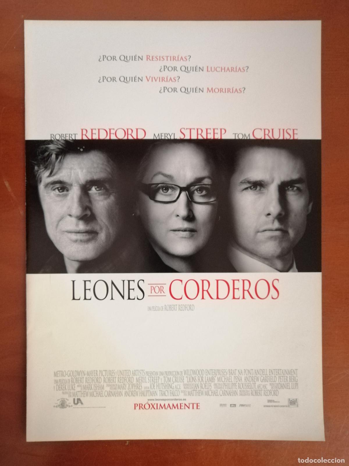 Cine: G7170 LEONES POR CORDEROS-DOBLE