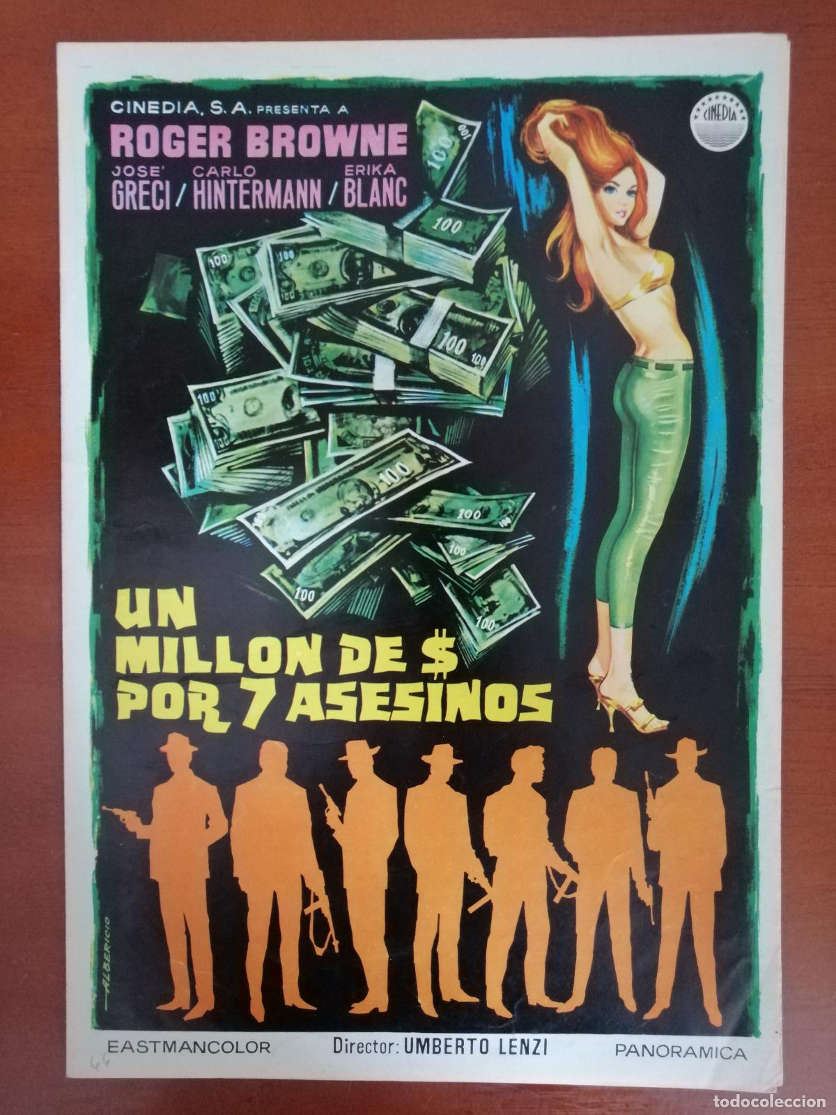 Cine: G11012 UN MILLON DE DOLARES POR 7 ASESINOS-DOBLE