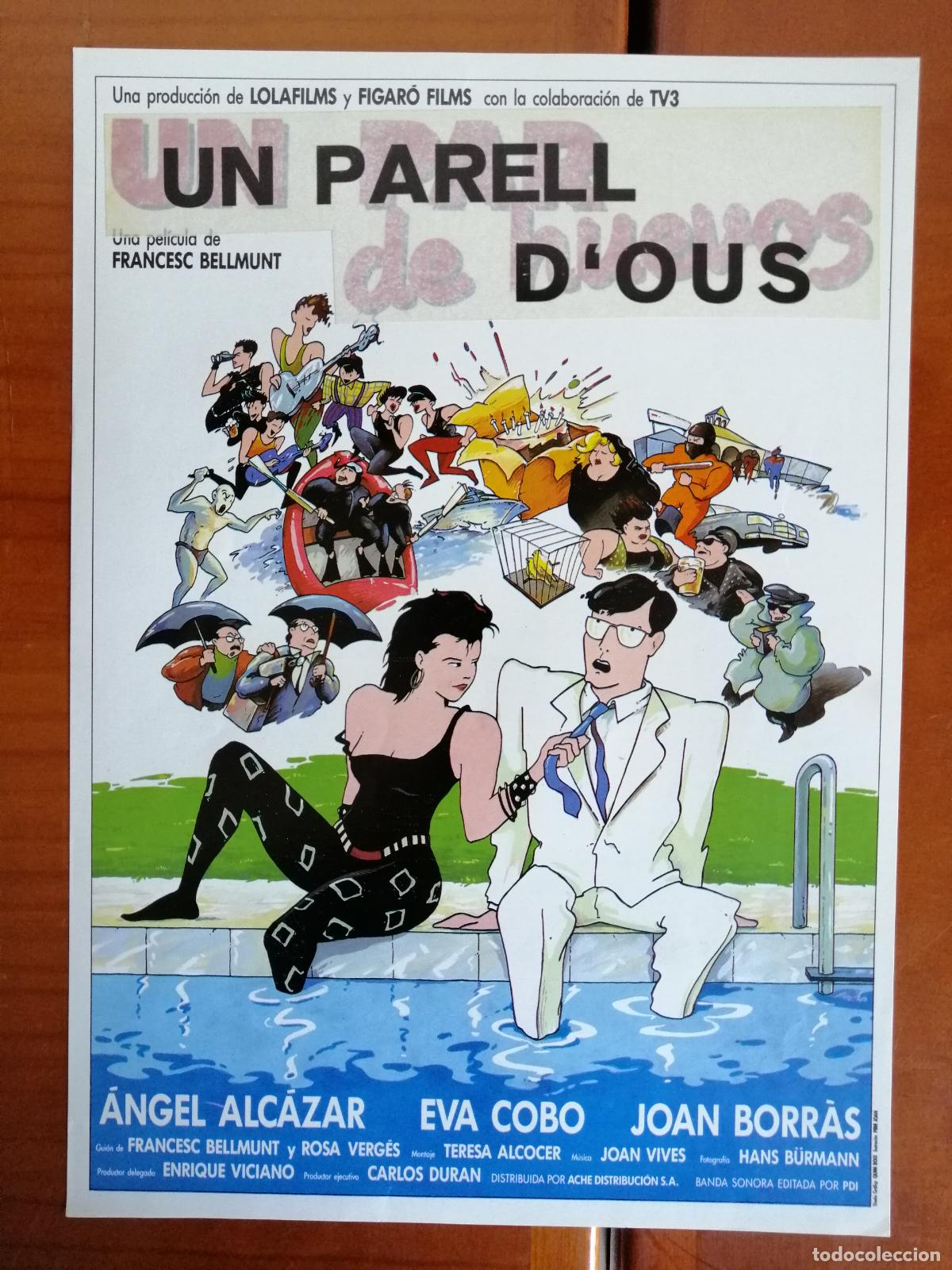 Cine: G11026 UN PAREL D&acute;OUS-SENCILLO-UN PAR DE HUEVOS CON TITULO EN CATALAN