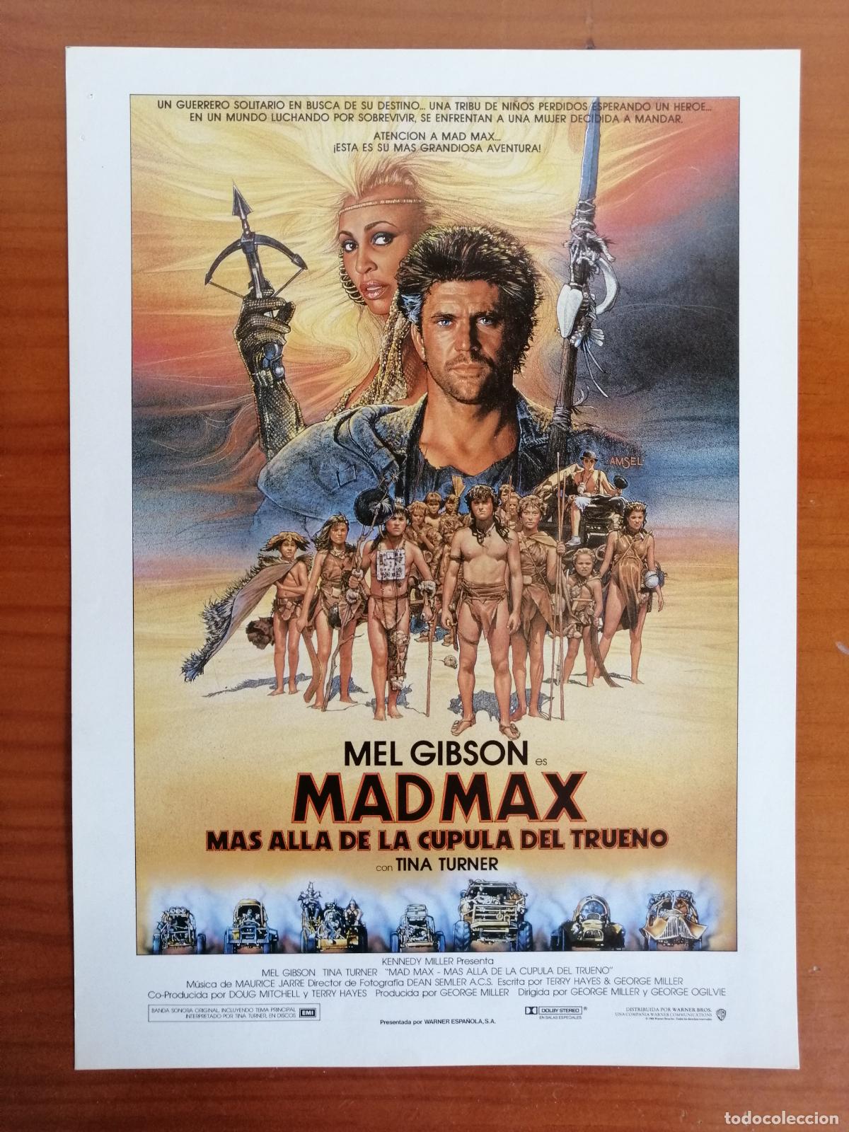 Cine: G7763 MAD MAX, MAS ALLA DE LA CUPULA DEL TRUENO-SENCILLO