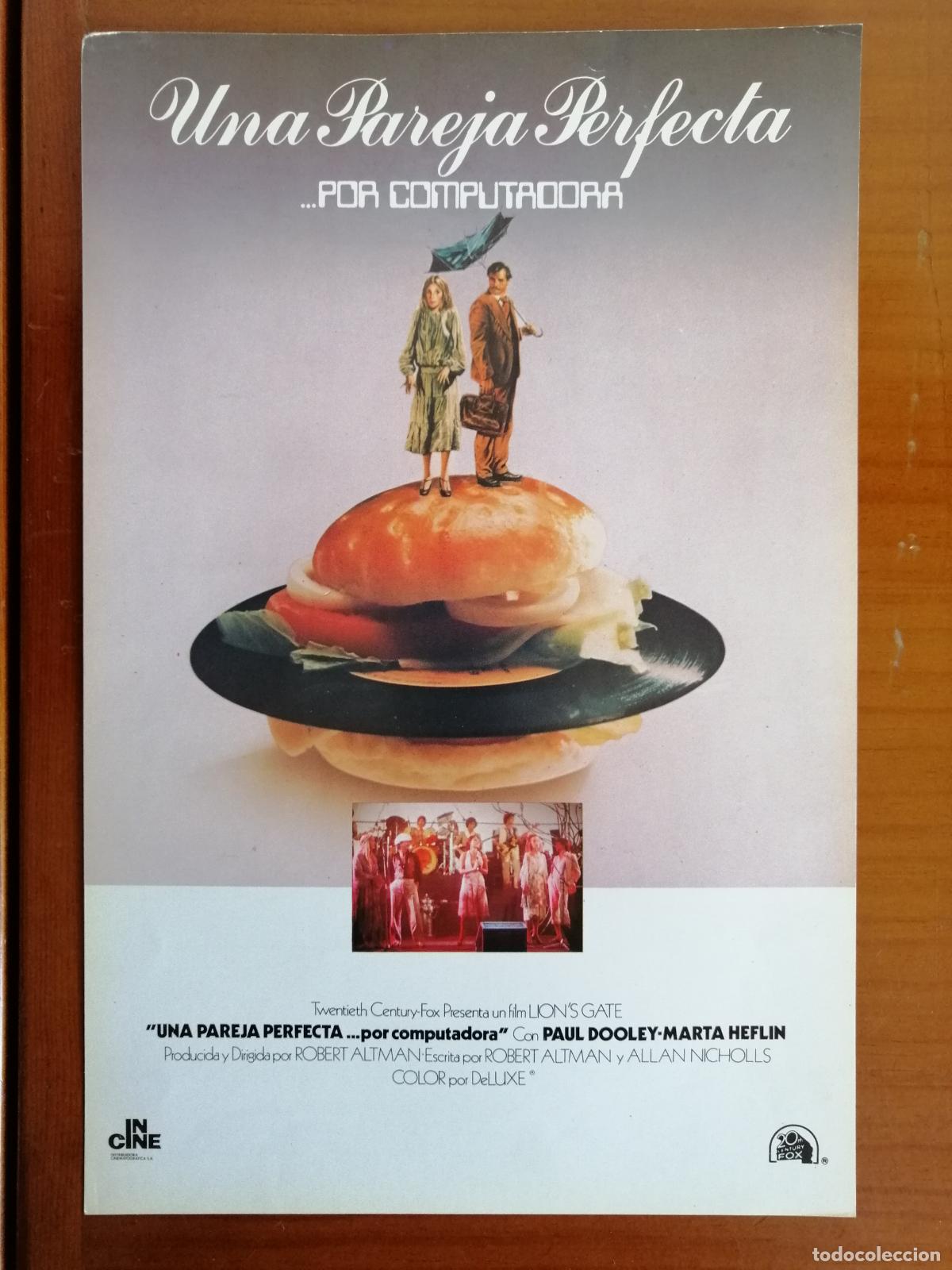 Cine: G11182 UNA PAREJA PERFECTA...POR COMPUTADORA-SENCILLO