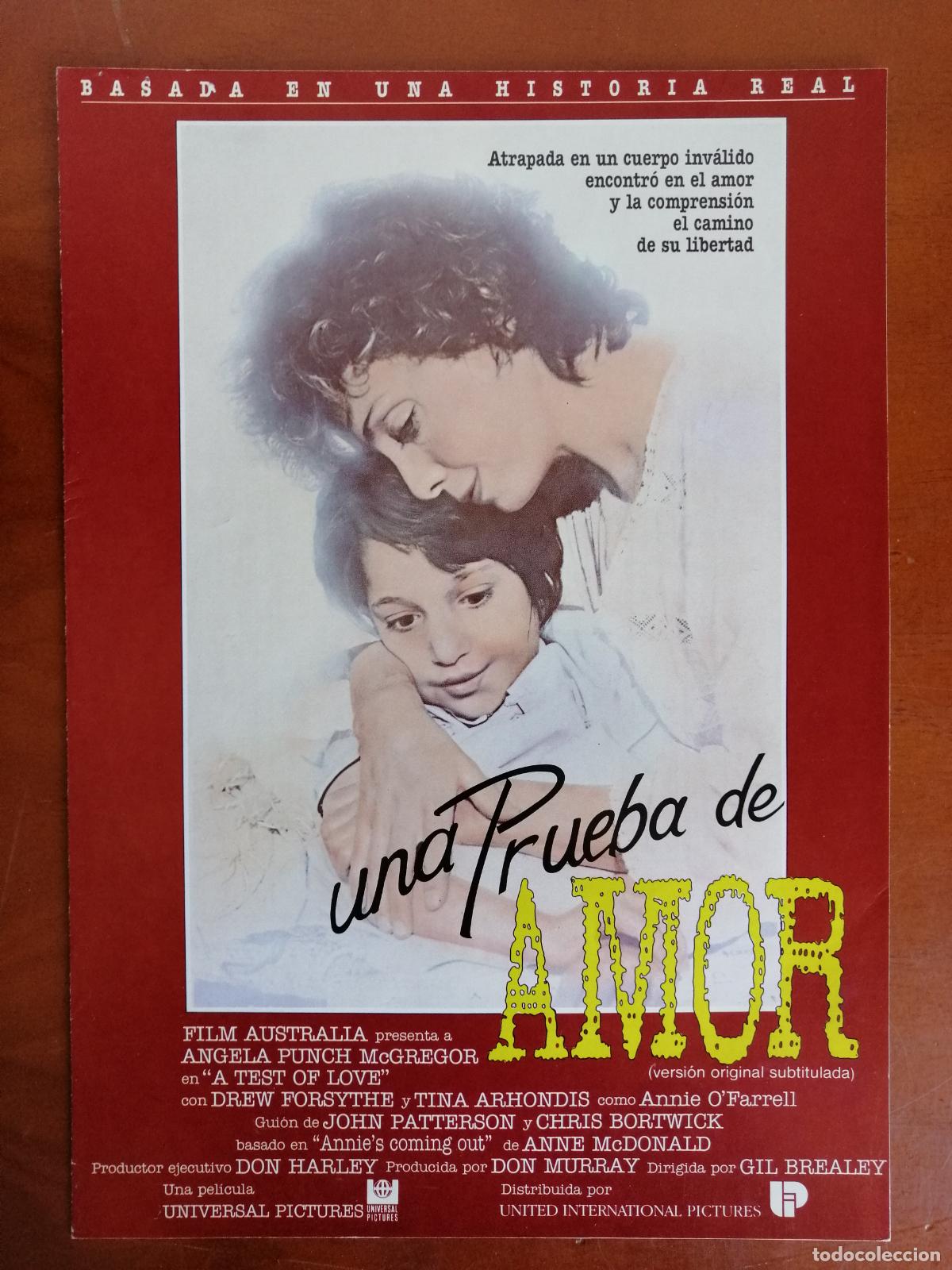 Cine: G11188 UNA PRUEBA DE AMOR-DOBLE