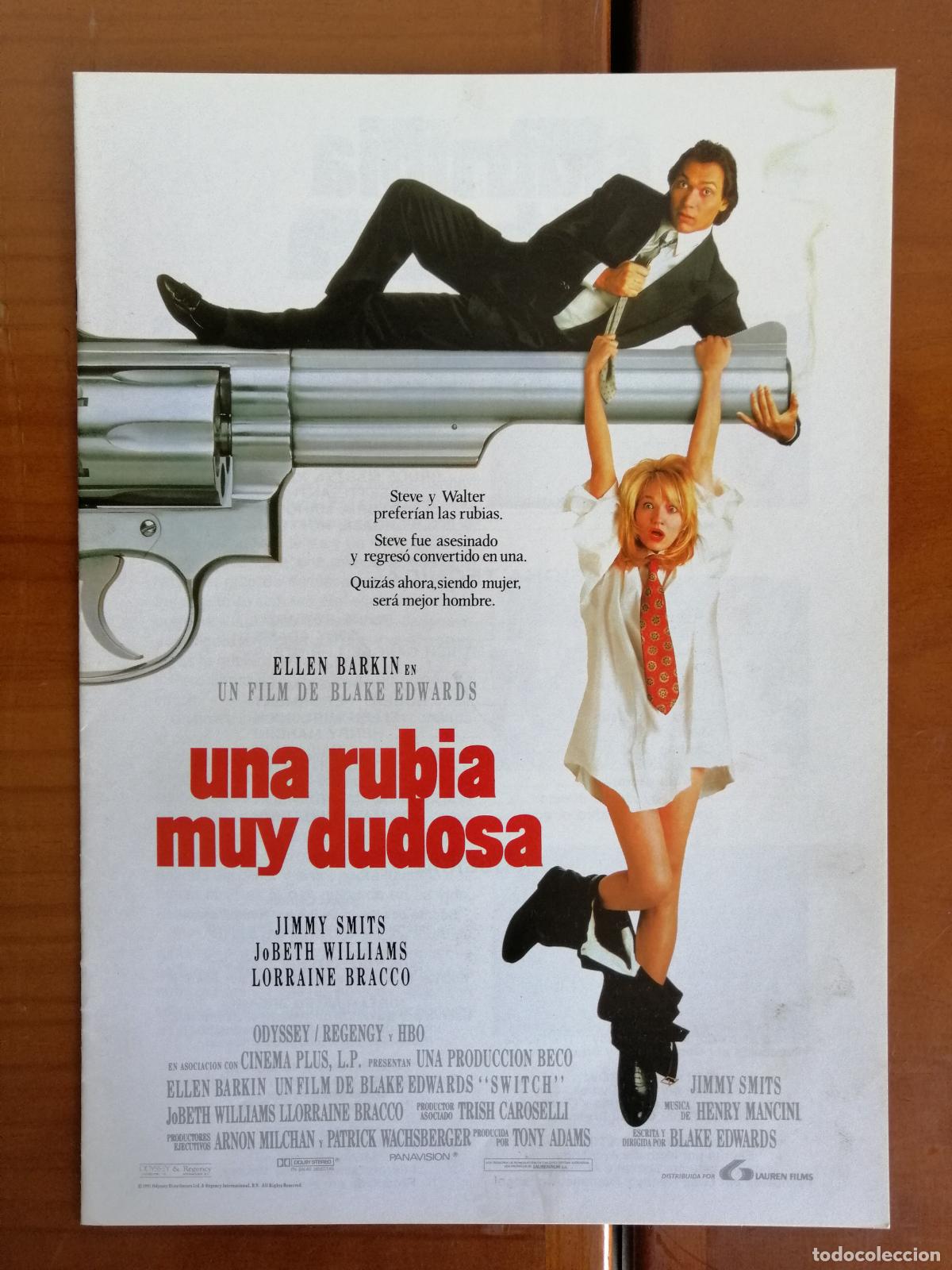 Cine: G11196 UNA RUBIA MUY DUDOSA-LIBRO 8 PAGINAS