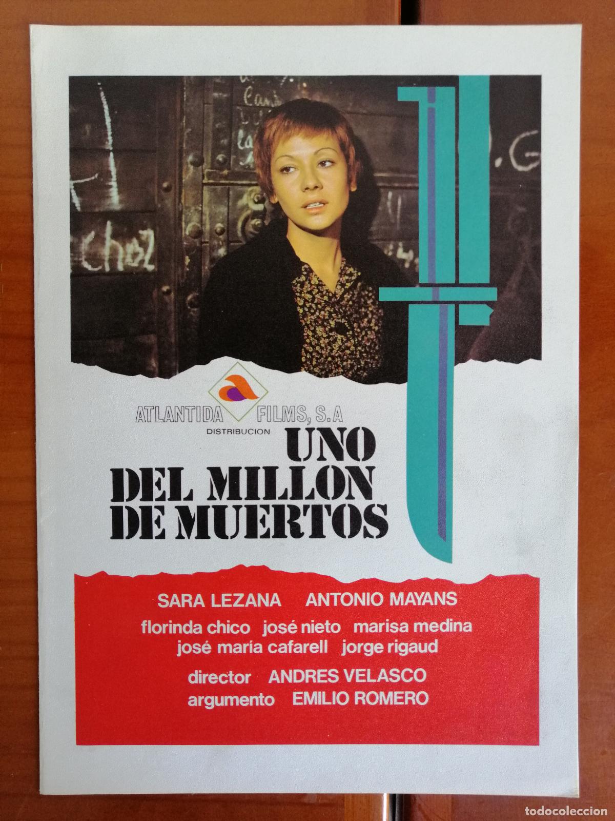 Cine: G11227 UNO DEL MILLON DE MUERTOS-DOBLE