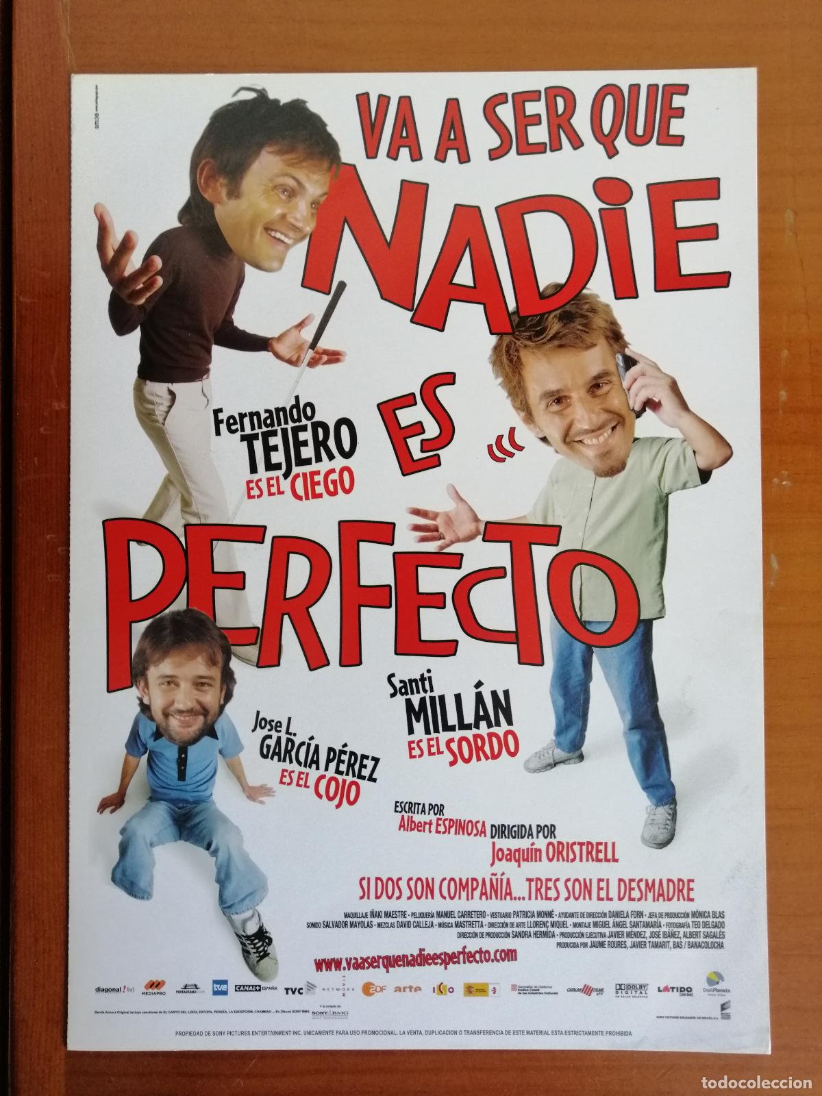 Cine: G11235 VA A SER QUE NADIE ES PERFECTO-DOBLE