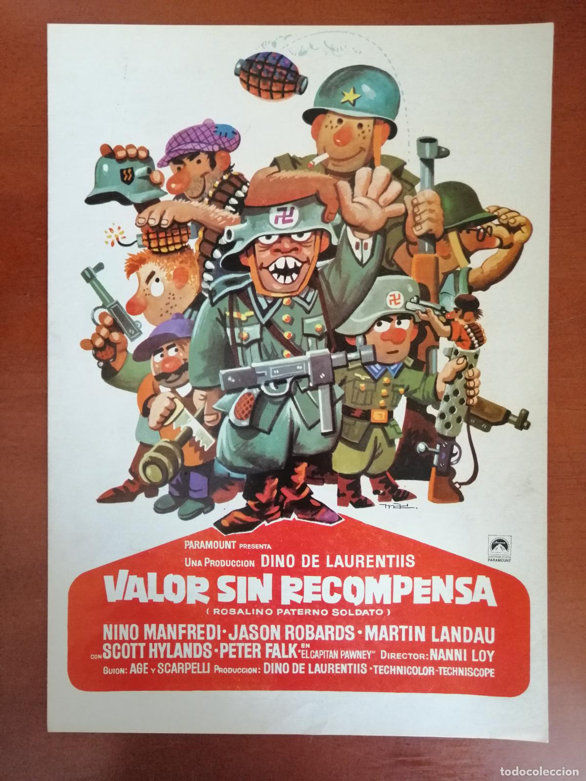 Cine: G11253 VALOR SIN RECOMPENSA (ROSALINO PATERNO SOLDATO)-DOBLE