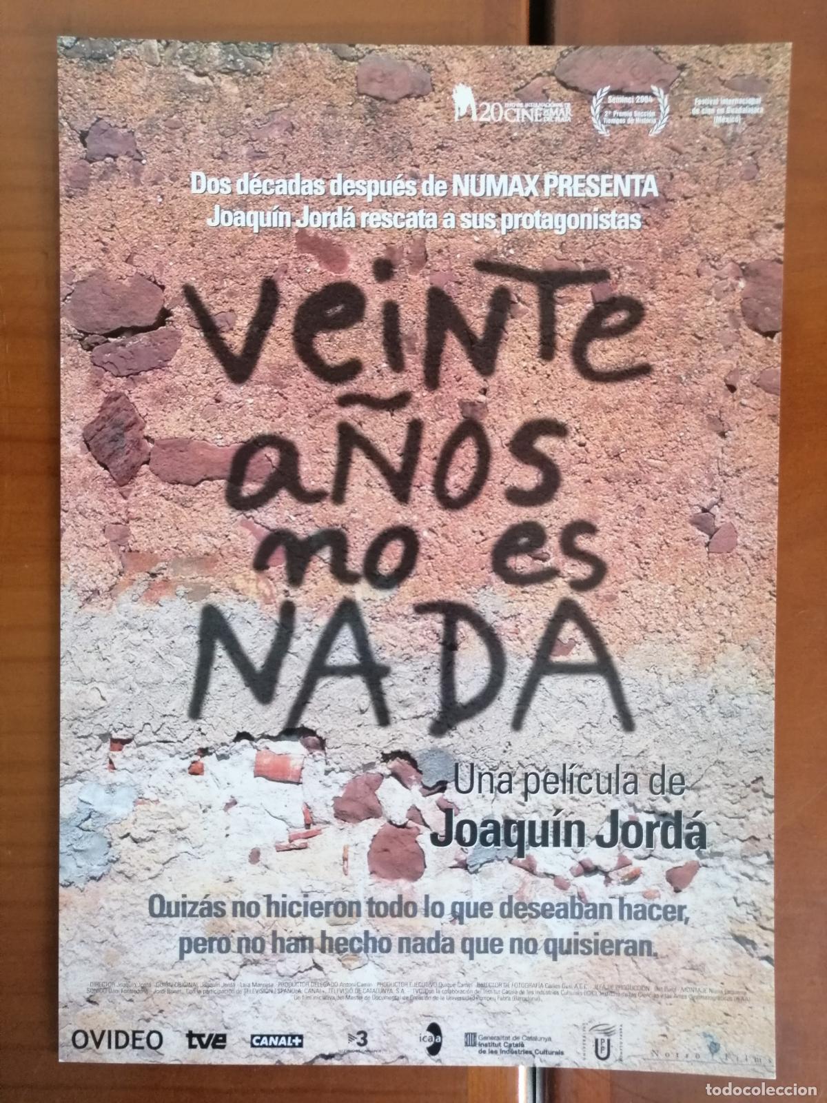 Cine: G11273 VEINTE A&Ntilde;OS NO ES NADA-SENCILLO
