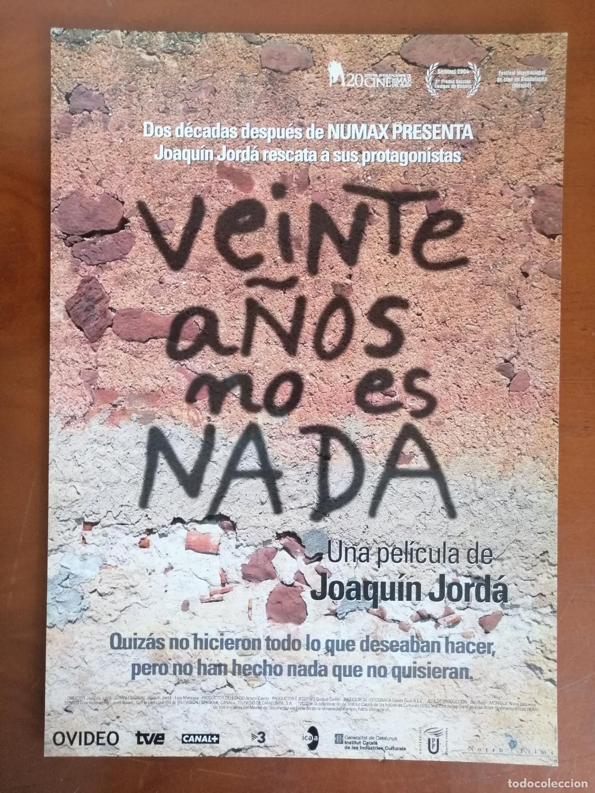 Cine: G11274 VEINTE A&Ntilde;OS NO ES NADA-SENCILLO