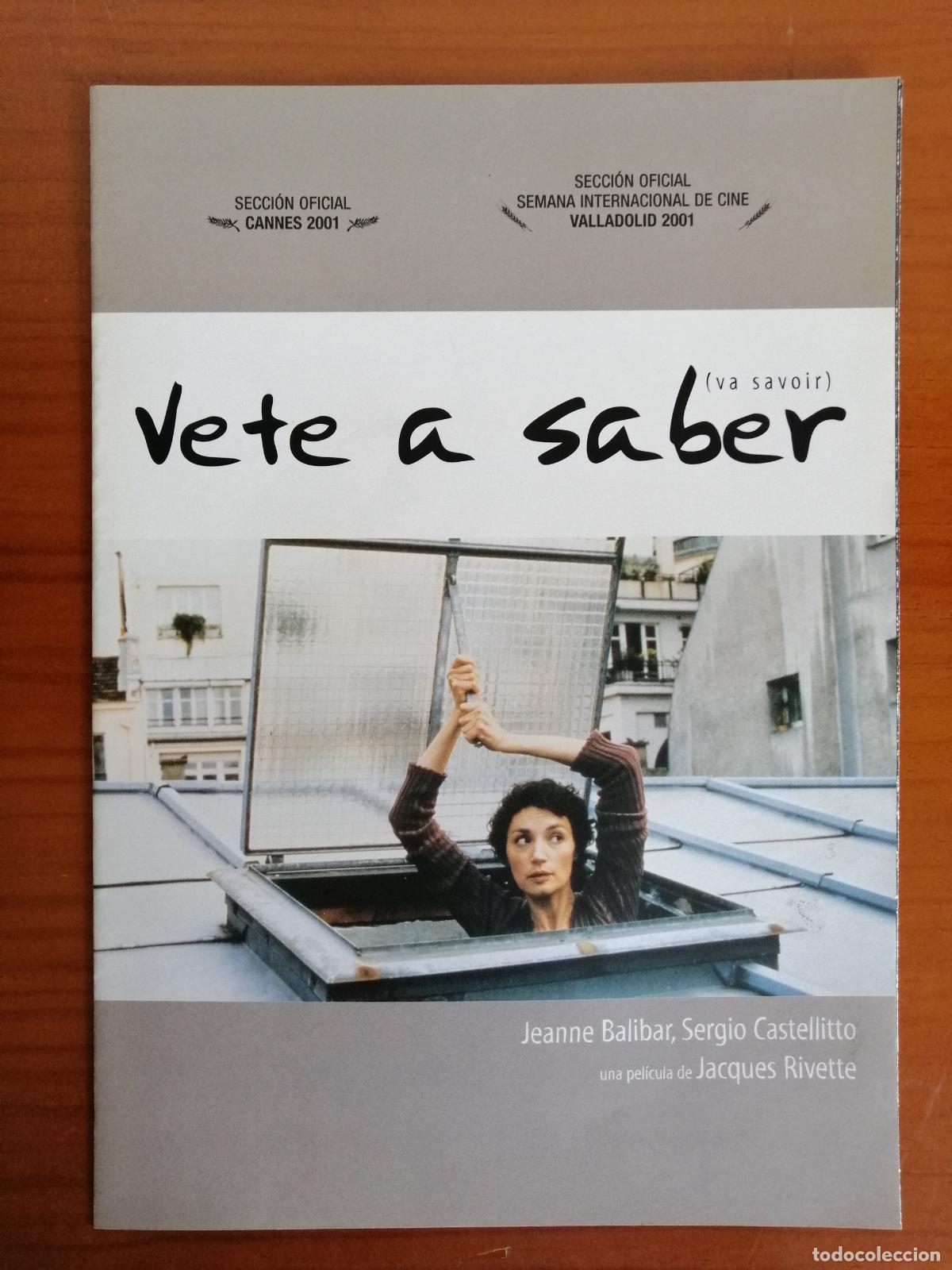 Cine: G11312 VETE A SABER (VA SAVOIR)-CUADRUPLE