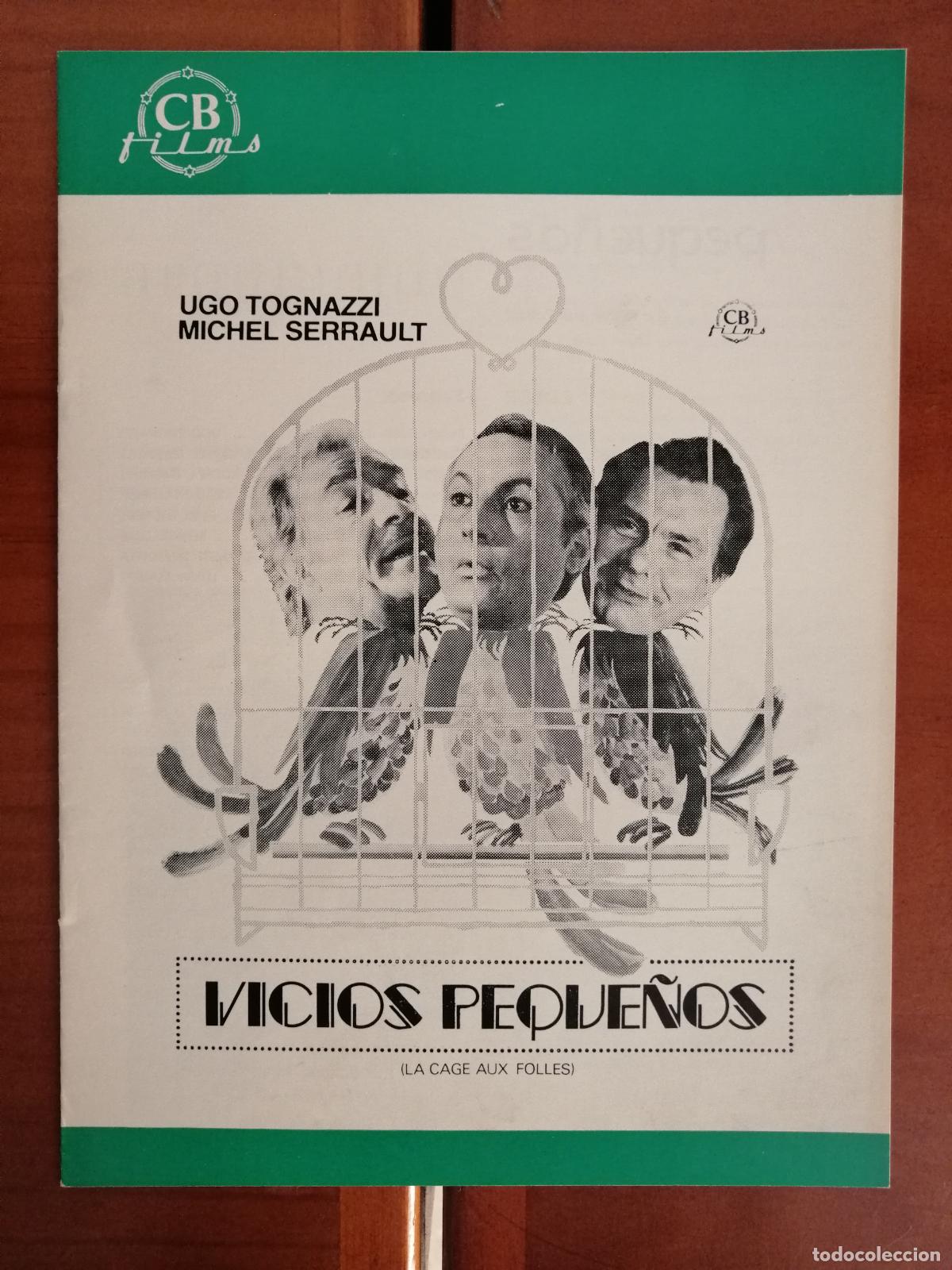 Cine: G11332 VICIOS PEQUE&Ntilde;OS (LA CAXE AUX FOLLES)-LIBRO 8 PAGINAS