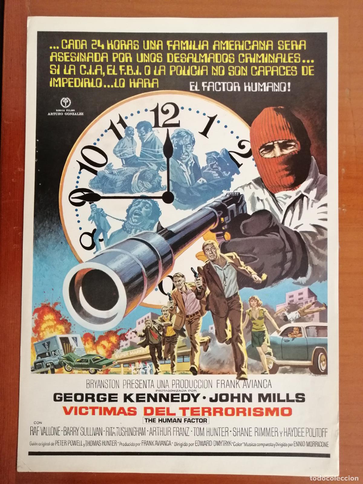 Cine: G11336 VICTIMAS DEL TERRORISMO (THE HUMAN FACTOR)-SENCILLO