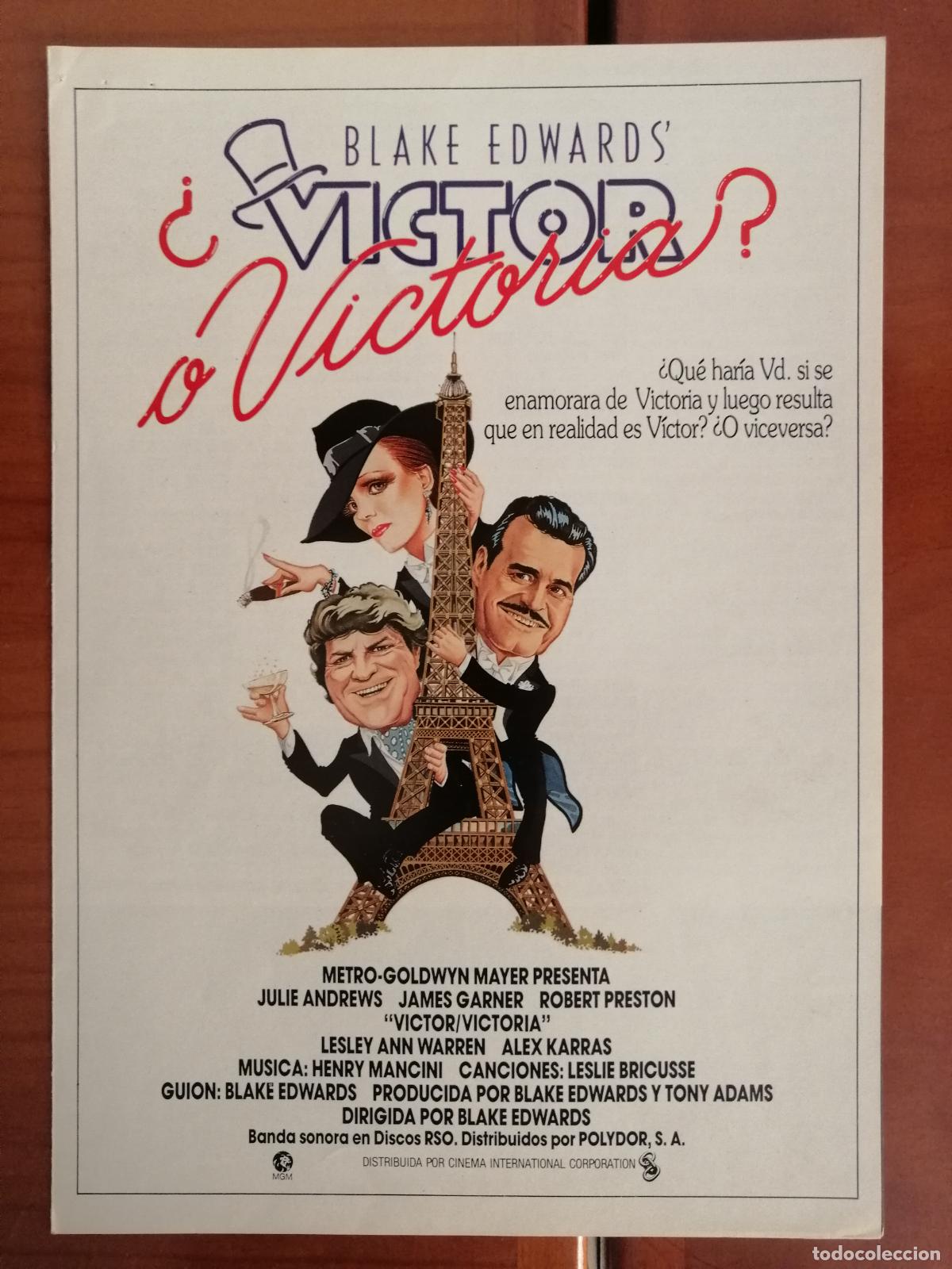 Cine: G11337 &iquest;VICTOR O VICTORIA?-DOBLE