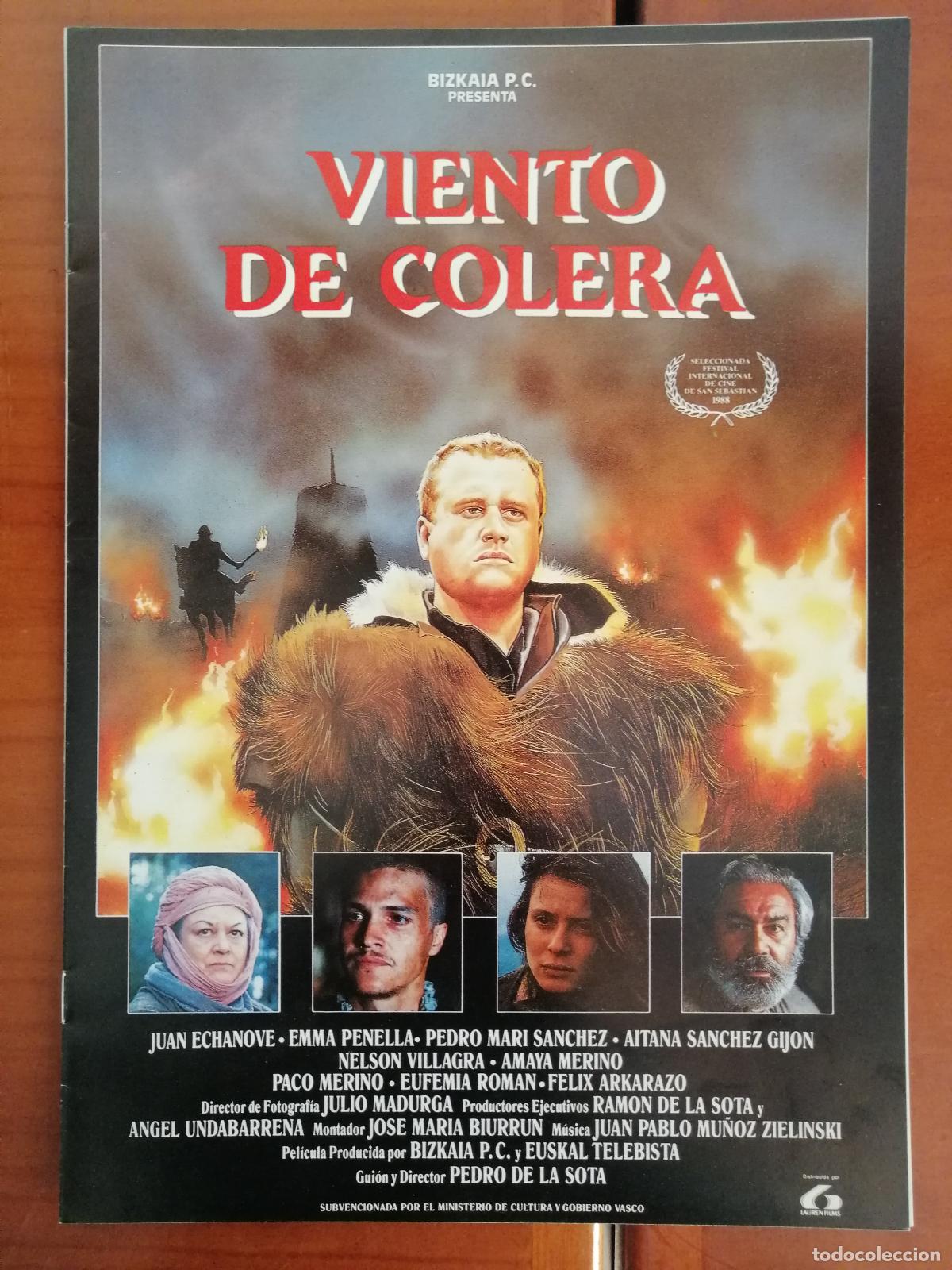 Cine: G11350 VIENTO DE COLERA-LIBRO 8 PAGINAS