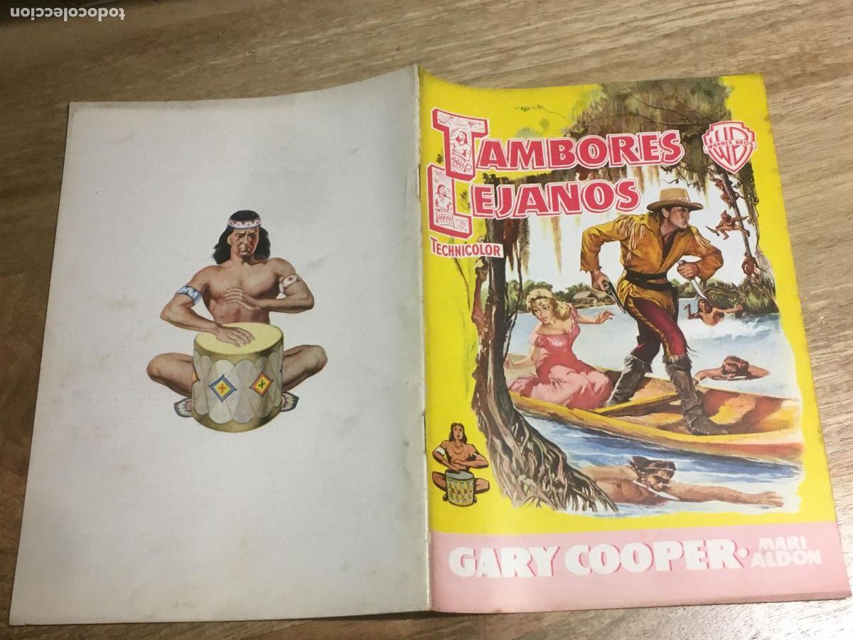 Kino: tambores lejanos gary cooper guia publicitaria original estreno