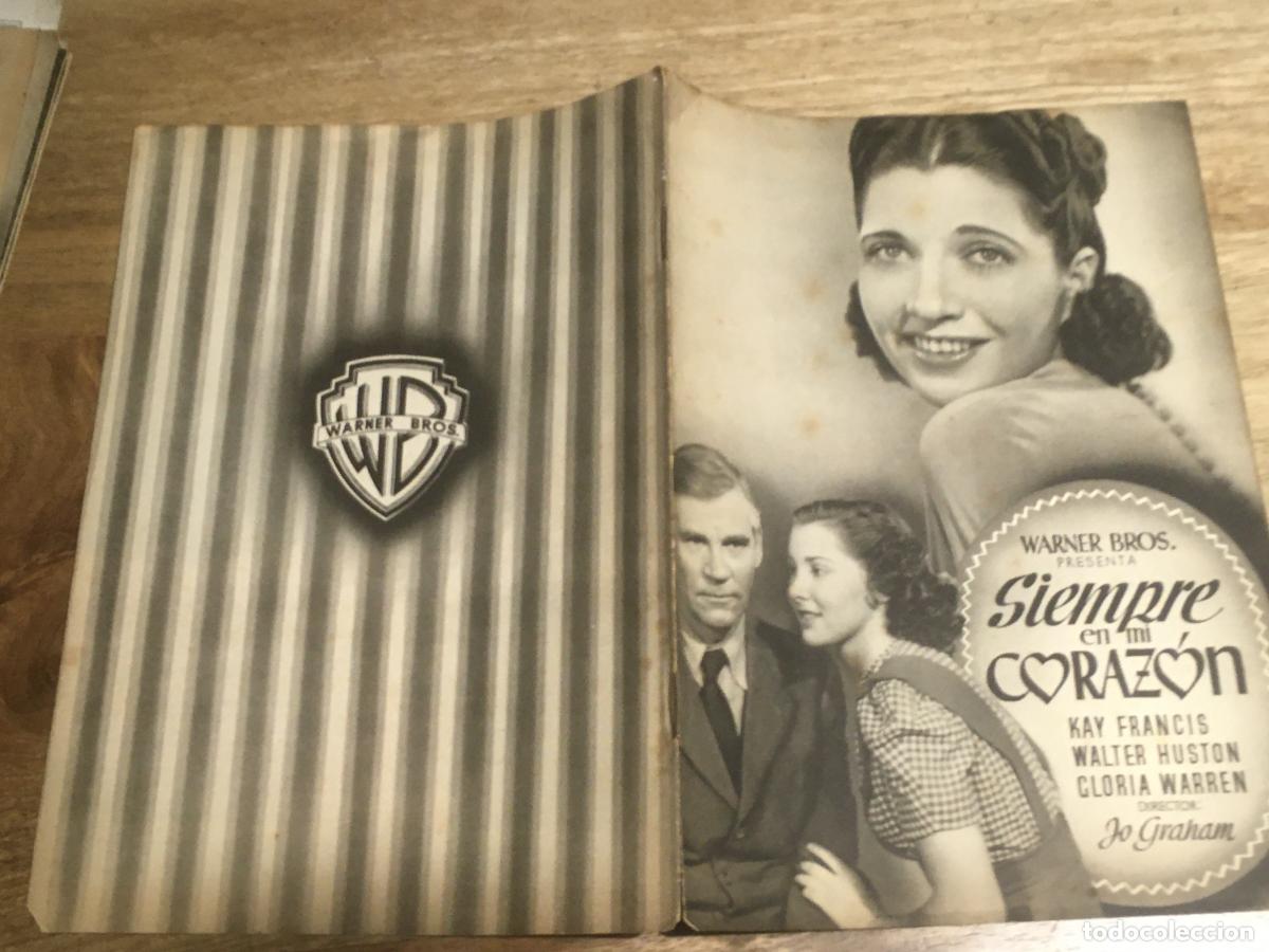 Cinema: siempre en mi corazon kay francis guia publicitaria original estreno