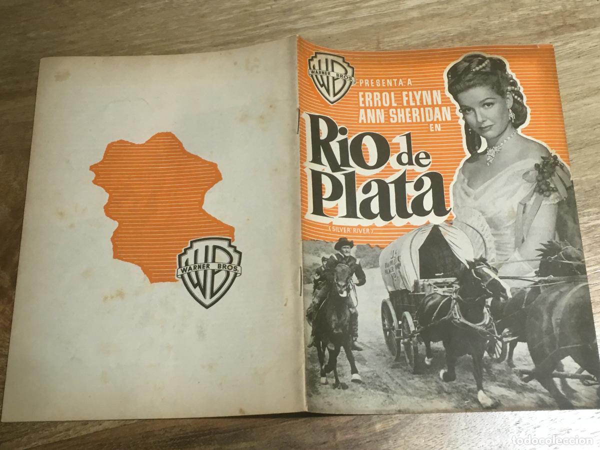 Cinema: rio de plata errol flynn ann sheridan guia publicitaria original estreno