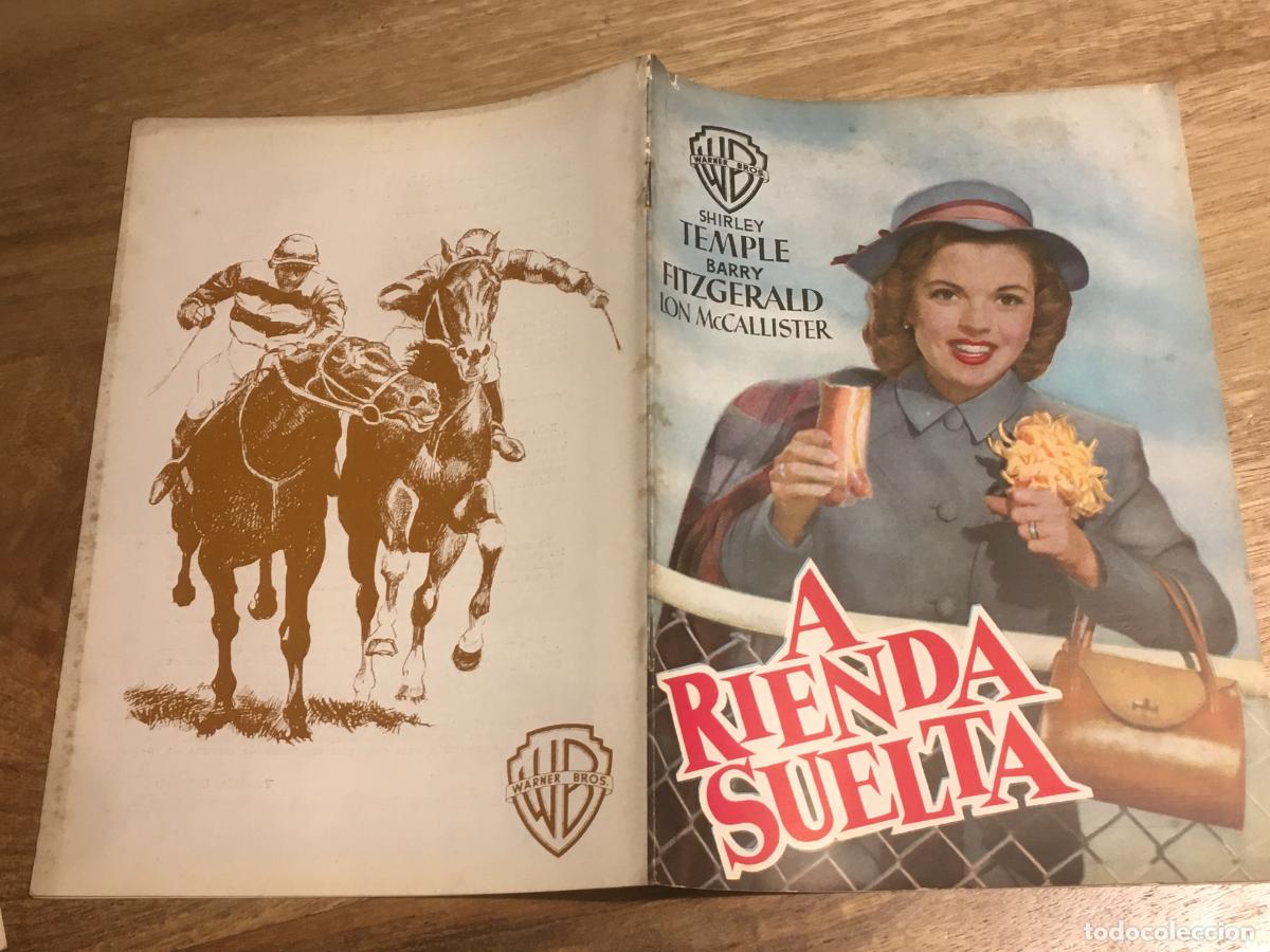 Cin&eacute;ma: a rienda suelta shirley temple guia publicitaria original estreno