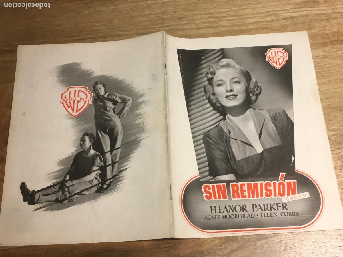 Cinema: sin remision eleanor parker guia publicitaria original estreno