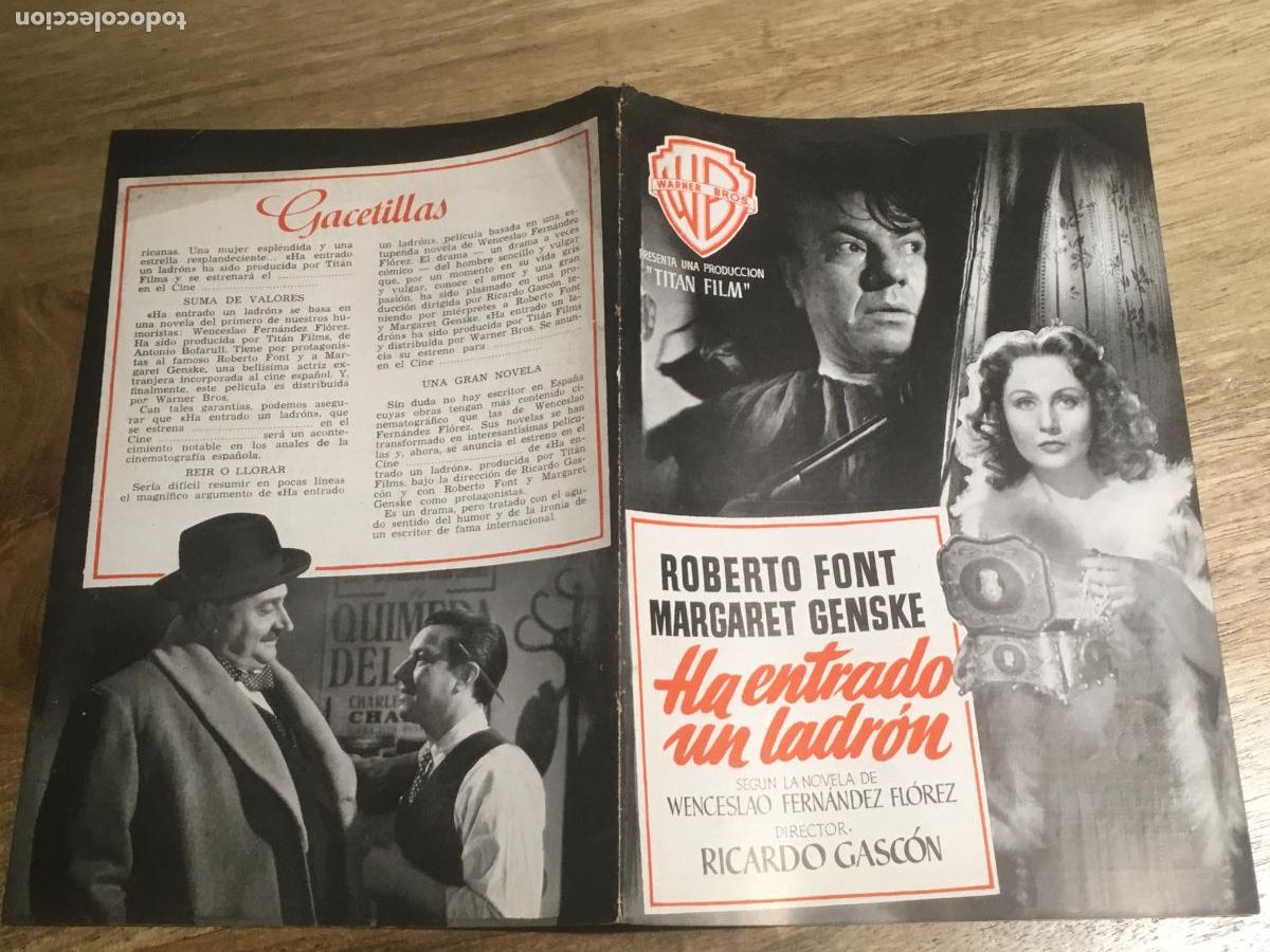 Cinema: ha entrado un ladron guia publicitaria original estreno