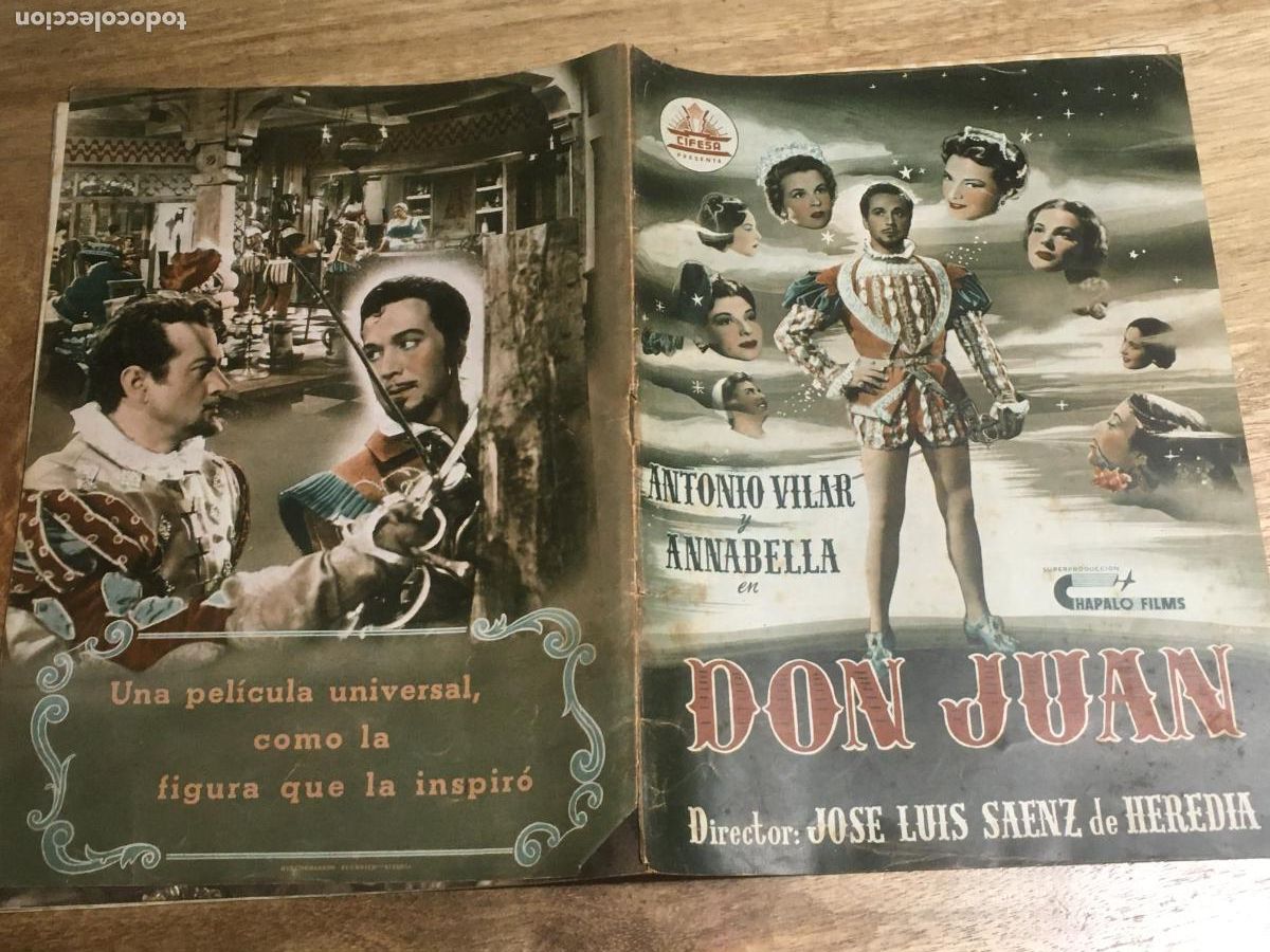 Cinema: don juan guia publicitaria original estreno