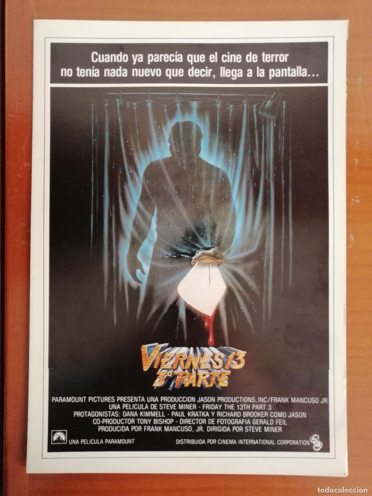 Cine: G11354 VIERNES 13 (3&ordf; PARTE)-DOBLE