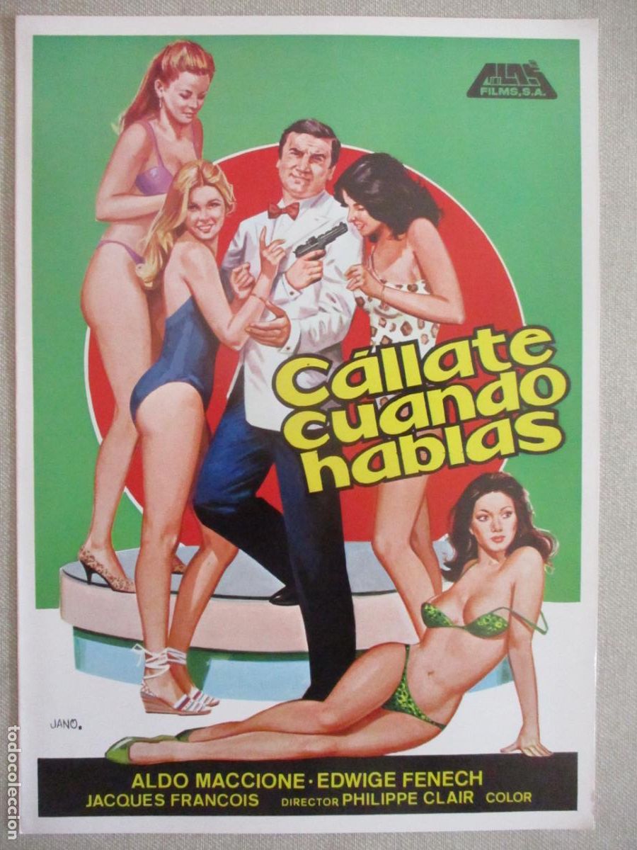 Cine: CALLATE CUANDO HABLAS. GUIA ORIGINAL ESTRENO. PEDIDO MINIMO EN GUIAS 10 EUROS.