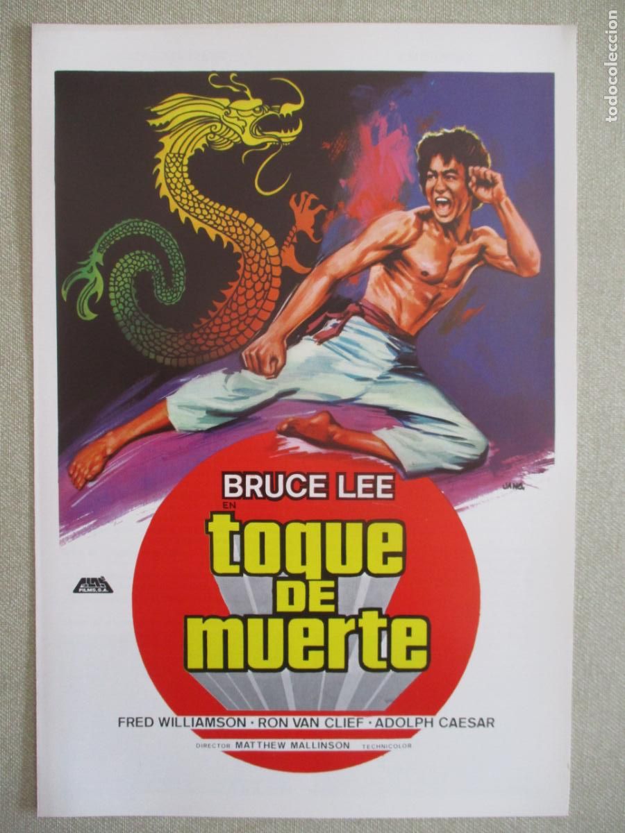 Cine: TOQUE DE MUERTE. GUIA ORIGINAL ESTRENO. PEDIDO MINIMO EN GUIAS 10 EUROS.