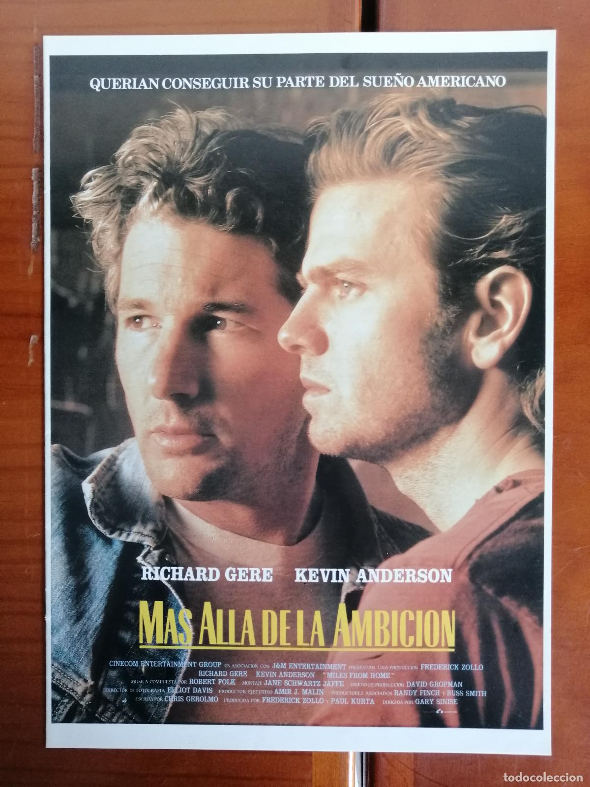 Cinema: G7916 MAS ALLA DE LA AMBICION-LIBRO 8 PAGINAS